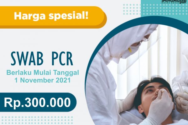 Harga Terbaru Swab PCR Mulai 1 November 2021